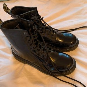 Black Patent Leather Dr Martens